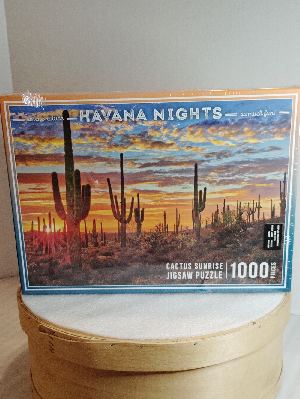 Havana Nights 1000 Piece Puzzle Cactus Sunrise New